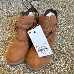 Kohl's Cognac Ankle Boots for Kids